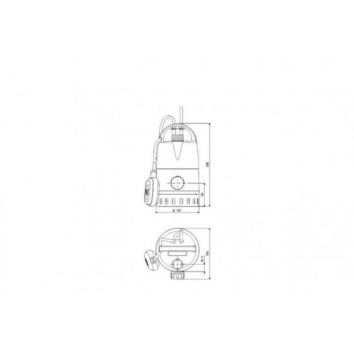 Насос дренажный Unilift CC 7 A1 Grundfos (96280968 Грундфос)