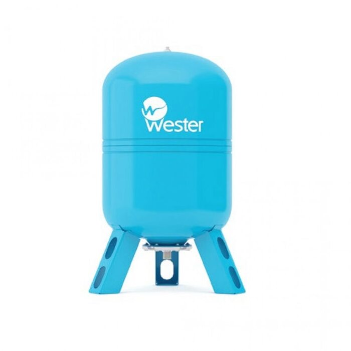 Гидроаккумулятор Wester WAV - 150 л, PN10, Tmax100°C, вертикальный, на ножках (0-14-1160 Вестер)