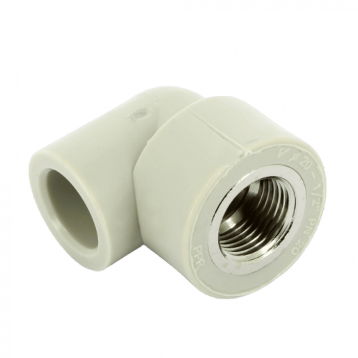 Угольник PPR с внутренней резьбой 20x3/4" FV-Plast