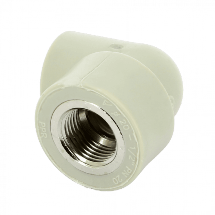 Угольник PPR с внутренней резьбой 20x3/4" FV-Plast