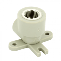 Колено настенное с металлической внутренней резьбой 20x1/2" PPR FV-Plast