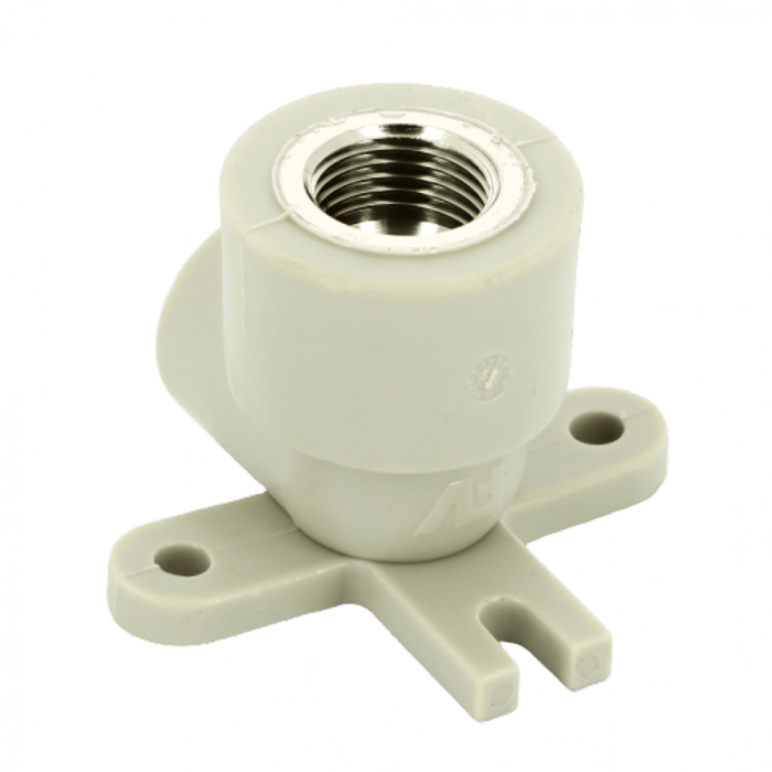 Колено настенное с металлической внутренней резьбой 20x1/2" PPR FV-Plast