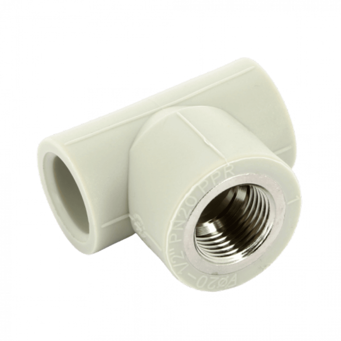 Тройник PPR с внутренней резьбой 20x1/2" FV-Plast