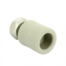 Переходник с накидной гайкой и вварным латунным патрубком PPR 20х1/2" FV-Plast
