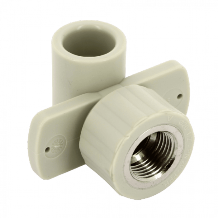 Колено настенное с внутренней резьбой 20x1/2" для гипсокартона PPR FV-Plast