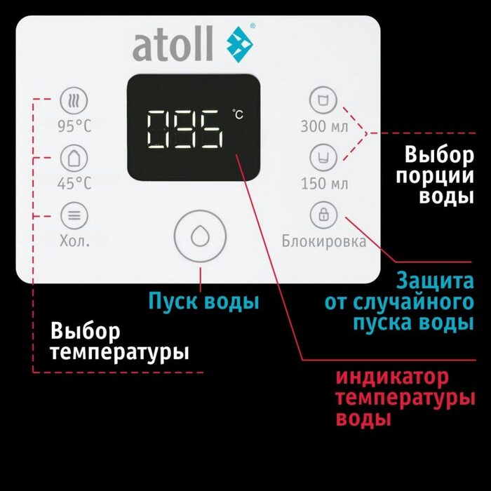 Водомашина atoll Freelancer 2 White ATEFDR127 (Атолл)