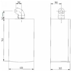 Котел газовый настенный Baxi LUNA-3 Comfort 1.240 Fi (CSE45524358- Бакси)