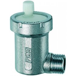 Угловой автоматический воздухоотводчик 3/4" хром Far