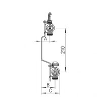 Коллекторная группа REHAU HKV-D на 12 выходов (РЕХАУ - 12081211002)1"x3/4"ЕК из нержавеющей стали с регулирующими и термостатическими вентилями и расходомерами