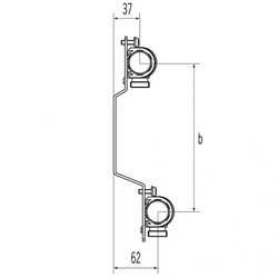 Коллекторная группа REHAU HLV на 10 выходов (РЕХАУ - 11102161001)1"x3/4"ЕК из нержавеющей стали