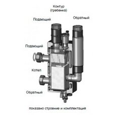 Гидравлическая стрелка МНК 32, 3 м3/час, 85 кВт, Meibes (гидрострелка Мейбис)