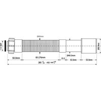 Гофра для раковины 40/50 250-450 мм McALPINE MRMF5-045