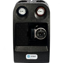Насосная группа с прямым контуром 1" с насосом Grundfos UPSO 25-65 180 в теплоизоляции Stout