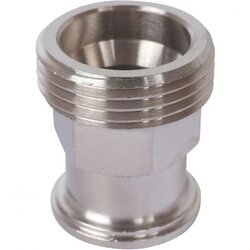 Разъемное соединение с плоским уплотнением 3/4", никелированное Stout