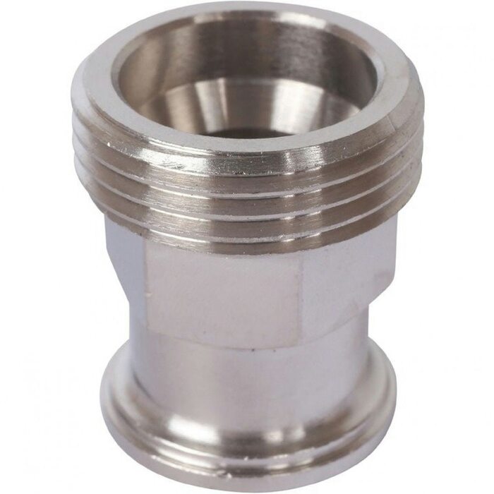 Разъемное соединение с плоским уплотнением 3/4", никелированное Stout