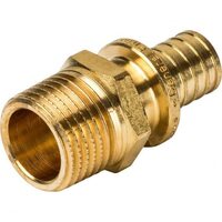 Переходник с наружной резьбой 16xR 1/2" для труб из сшитого полиэтилена Stout