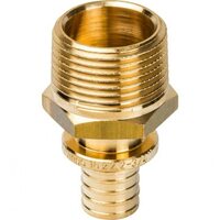 Переходник с наружной резьбой 16xR 3/4" для труб из сшитого полиэтилена Stout
