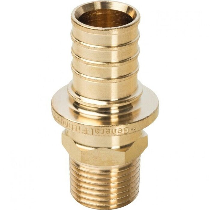 Переходник с наружной резьбой 25xR 1/2" для труб из сшитого полиэтилена Stout