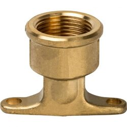 Угольник настенный с креплением 20xRp 3/4" для труб из сшитого полиэтилена Stout