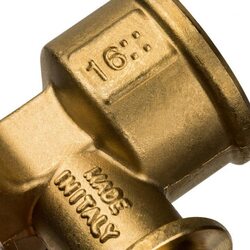 Угольник настенный с креплением 20xRp 3/4" для труб из сшитого полиэтилена Stout