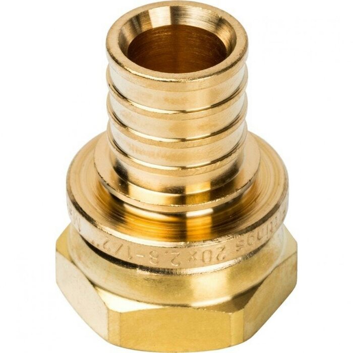 Переходник с накидной гайкой 20xG 1/2" для труб из сшитого полиэтилена Stout
