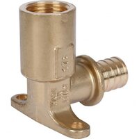 Угольник настенный с длинным нарезным патрубком 20-Rp 1/2" Stout