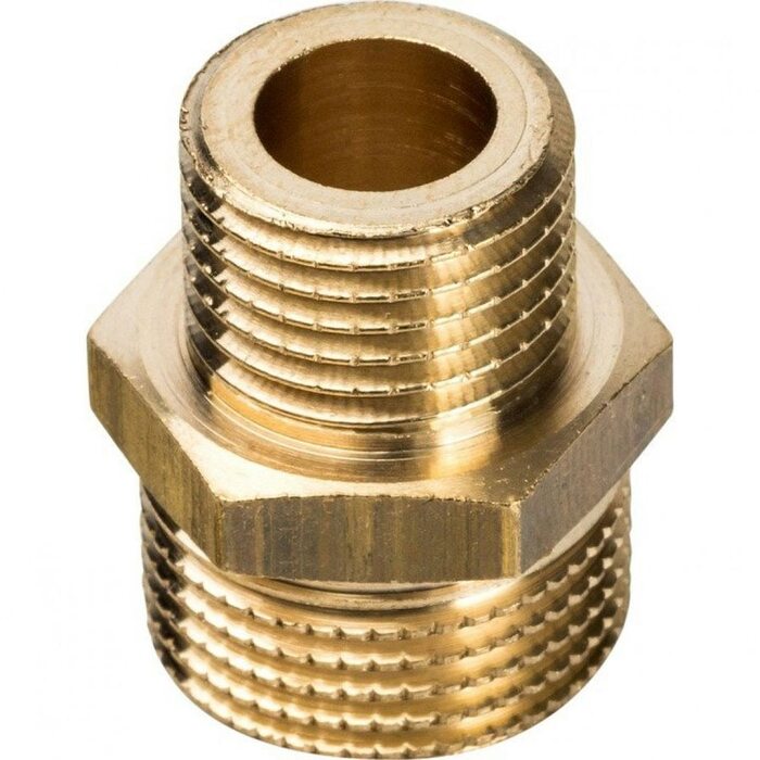 Ниппель НН переходной 3/8"x1/4" Stout