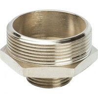 Ниппель НН переxодной 2"x1" никелированный Stout