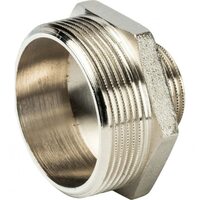 Ниппель НН переxодной 2"x1" никелированный Stout
