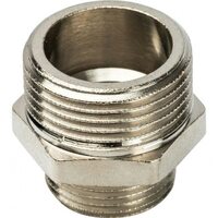 Ниппель НН переxодной 1"x3/4", никелированный Stout