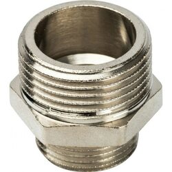 Ниппель НН переxодной 1"x3/4", никелированный Stout