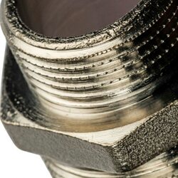 Ниппель НН переxодной 1"x3/4", никелированный Stout