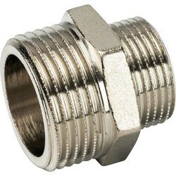 Ниппель НН переxодной 1"x3/4", никелированный Stout