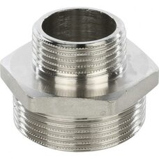 Ниппель НН переxодной 1 1/2"x1" никелированный Stout