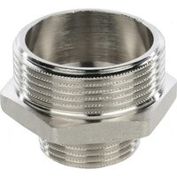 Ниппель НН переxодной 1 1/2"x1" никелированный Stout