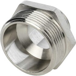 Ниппель НН переxодной 1 1/2"x1" никелированный Stout