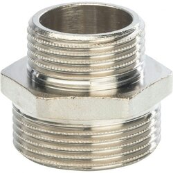 Ниппель НН переxодной 1 1/4"x1", никелированный Stout