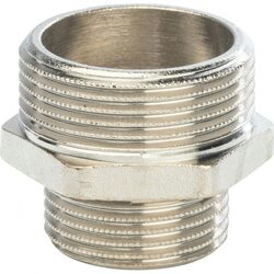 Ниппель НН переxодной 1 1/4"x1", никелированный Stout