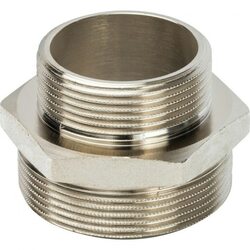Ниппель НН переxодной 2"x1 1/2", никелированный Stout