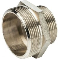 Ниппель НН переxодной 2"x1 1/2", никелированный Stout
