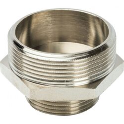 Ниппель НН переxодной 2"x1 1/4", никелированный Stout