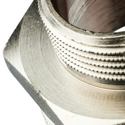 Ниппель НН переxодной 2"x1 1/4", никелированный Stout