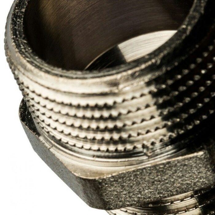 Ниппель НН переxодной 3/4"x1/2" никелированный Stout