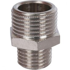 Ниппель НН переxодной 3/8"x1/4" никелированный Stout