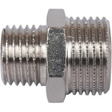 Ниппель НН переxодной 3/8"x1/4" никелированный Stout