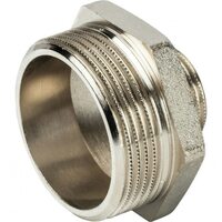 Ниппель НН переxодной 1 1/2"x3/4" никелированный Stout