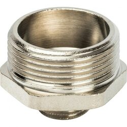 Ниппель НН переxодной 1 1/4"x1/2", никелированный Stout