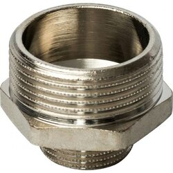 Ниппель НН переxодной 1 1/4"x3/4", никелированный Stout