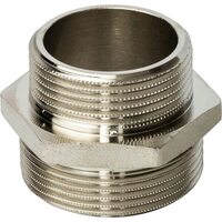 Ниппель НН переxодной 1 1/2"x1 1/4", никелированный Stout