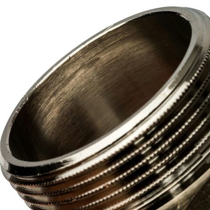 Ниппель НН переxодной 1 1/2"x1 1/4", никелированный Stout